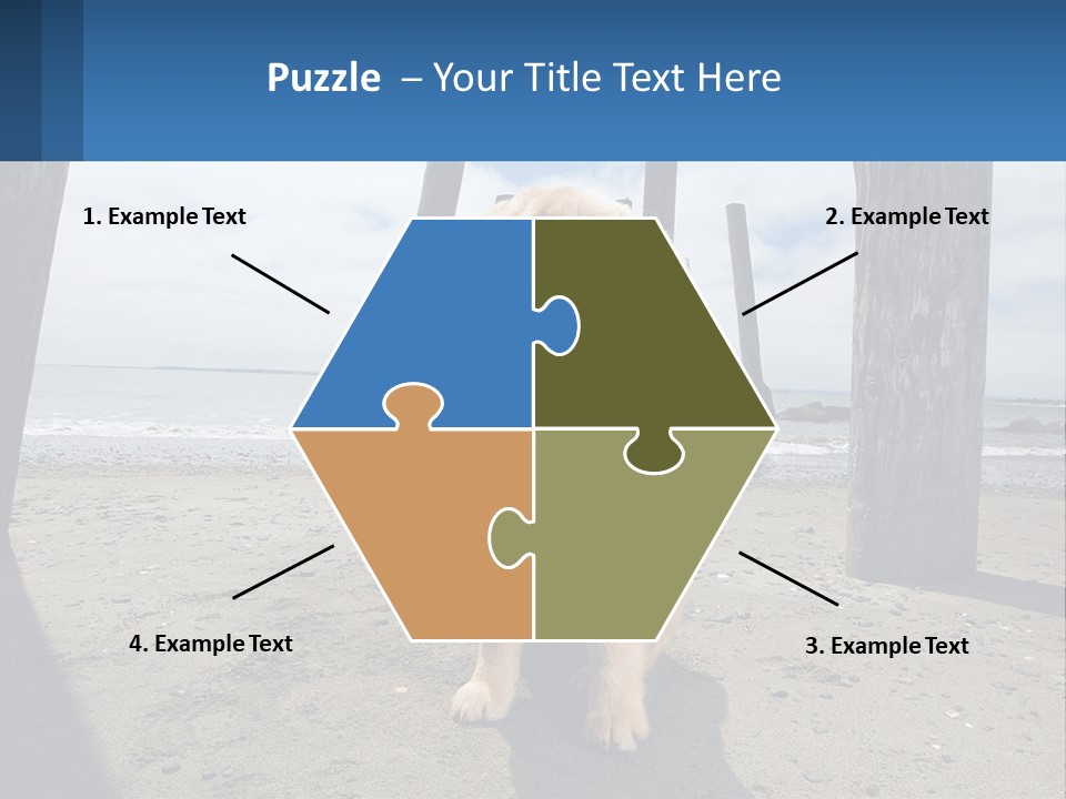 Animal Cute Puppy PowerPoint Template