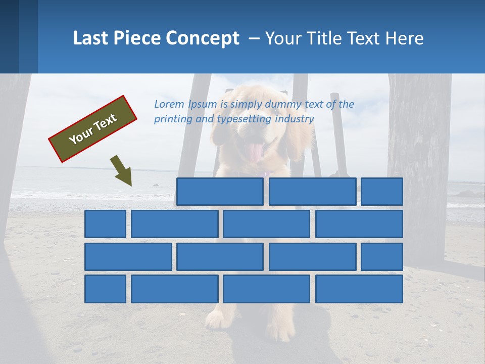 Animal Cute Puppy PowerPoint Template