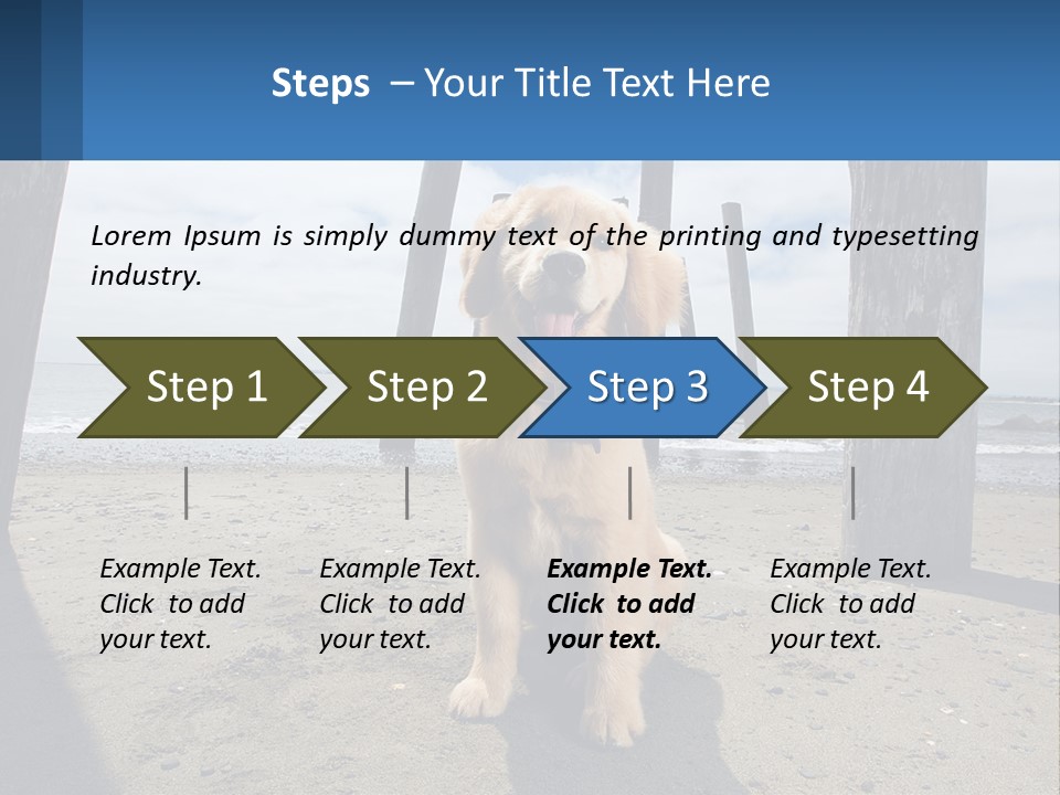 Animal Cute Puppy PowerPoint Template