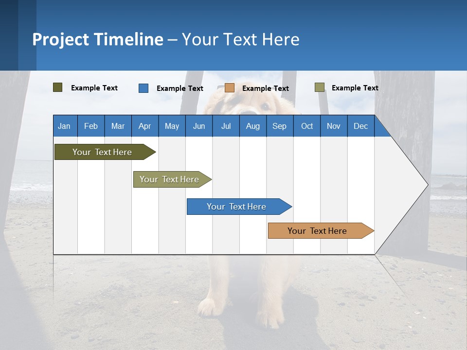 Animal Cute Puppy PowerPoint Template