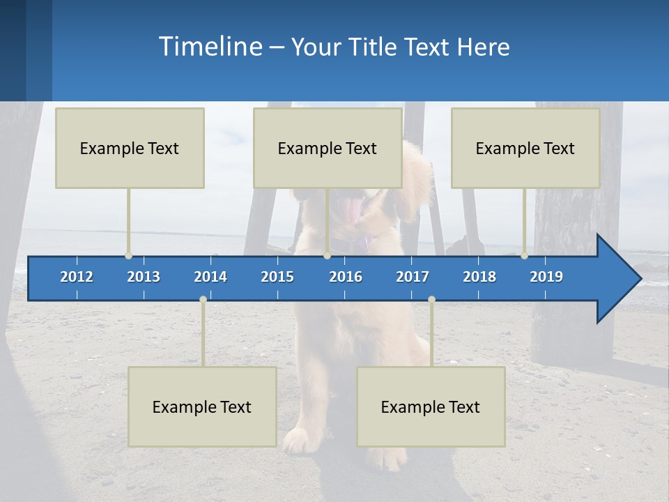 Animal Cute Puppy PowerPoint Template