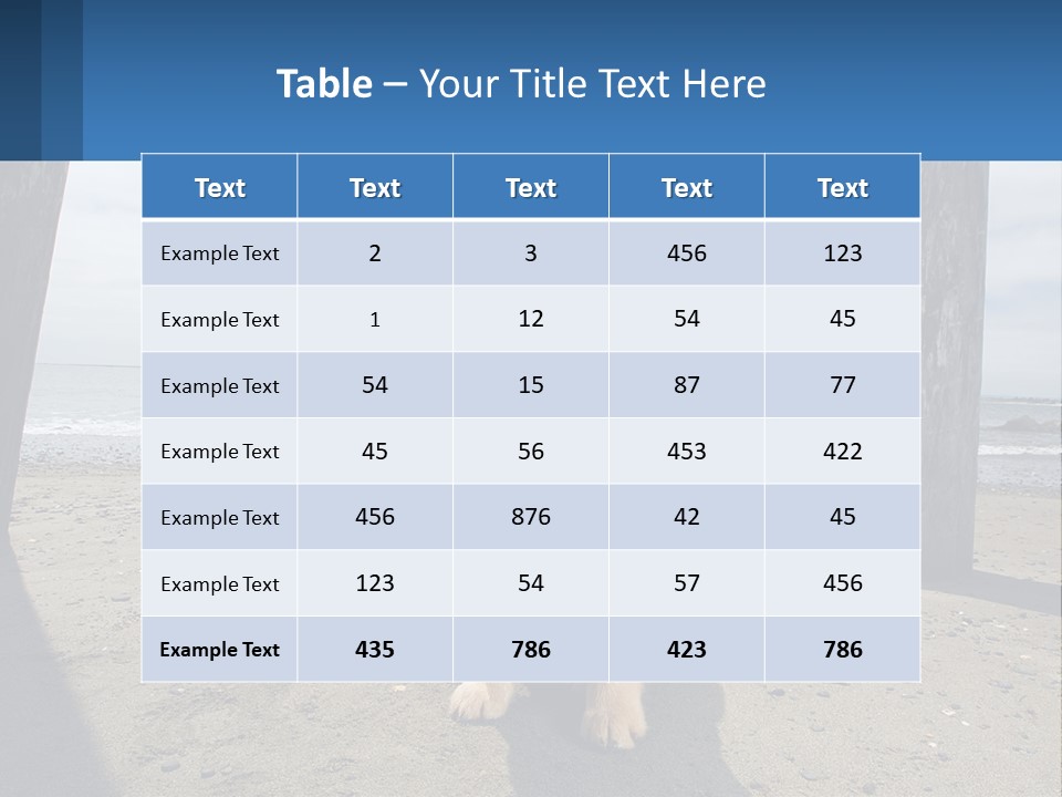 Animal Cute Puppy PowerPoint Template