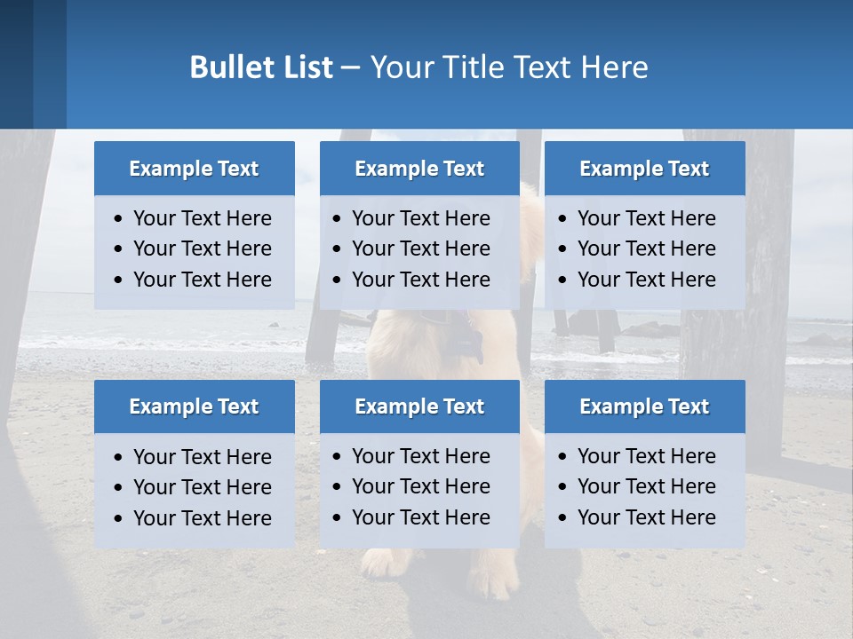 Animal Cute Puppy PowerPoint Template