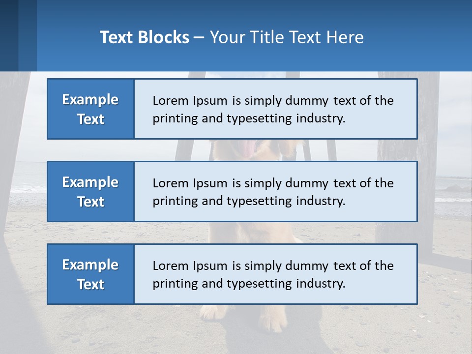 Animal Cute Puppy PowerPoint Template