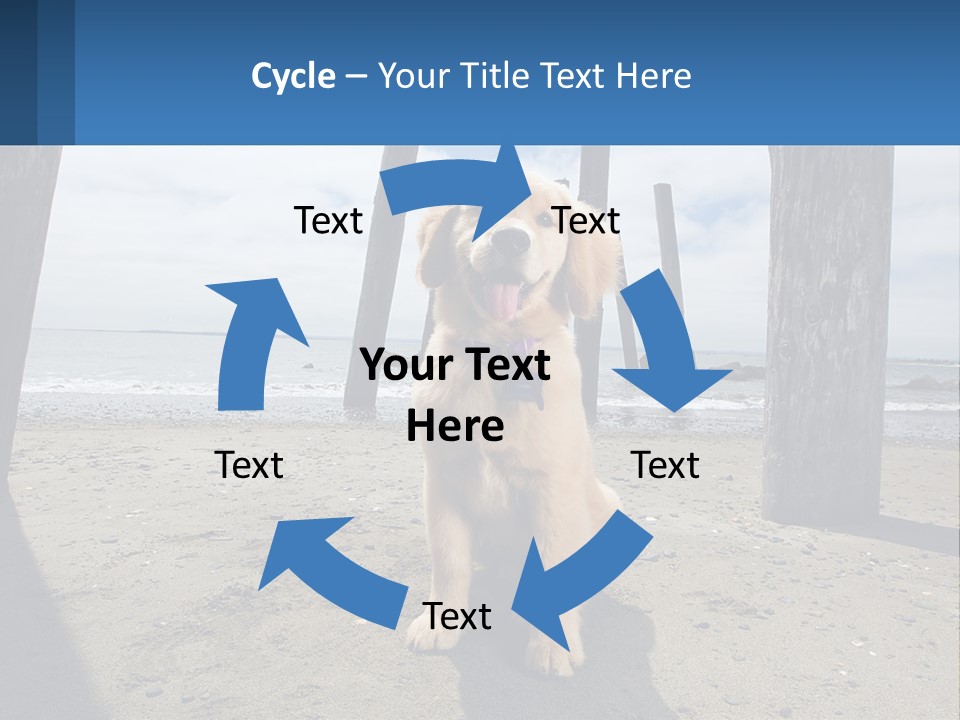 Animal Cute Puppy PowerPoint Template