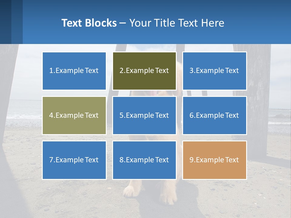 Animal Cute Puppy PowerPoint Template