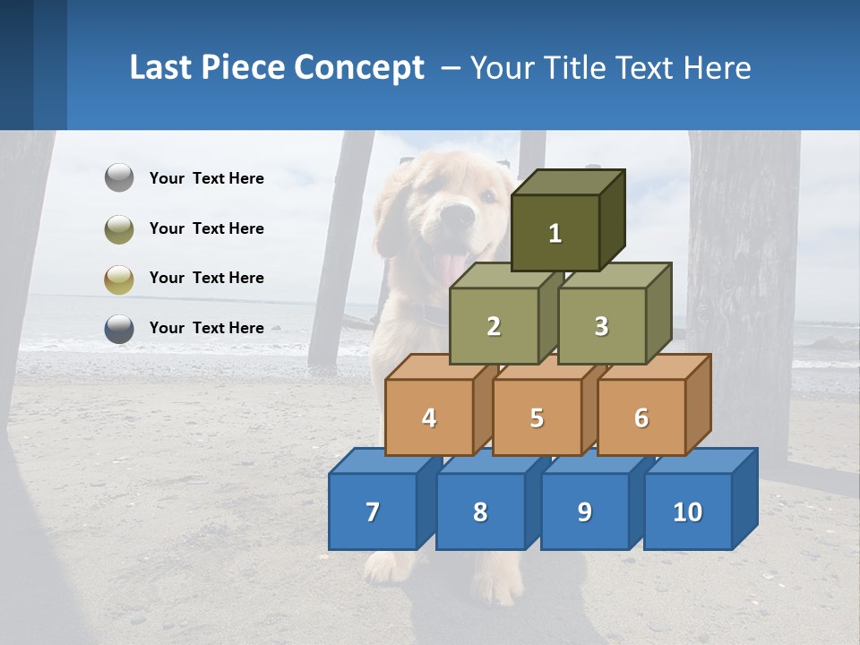 Animal Cute Puppy PowerPoint Template