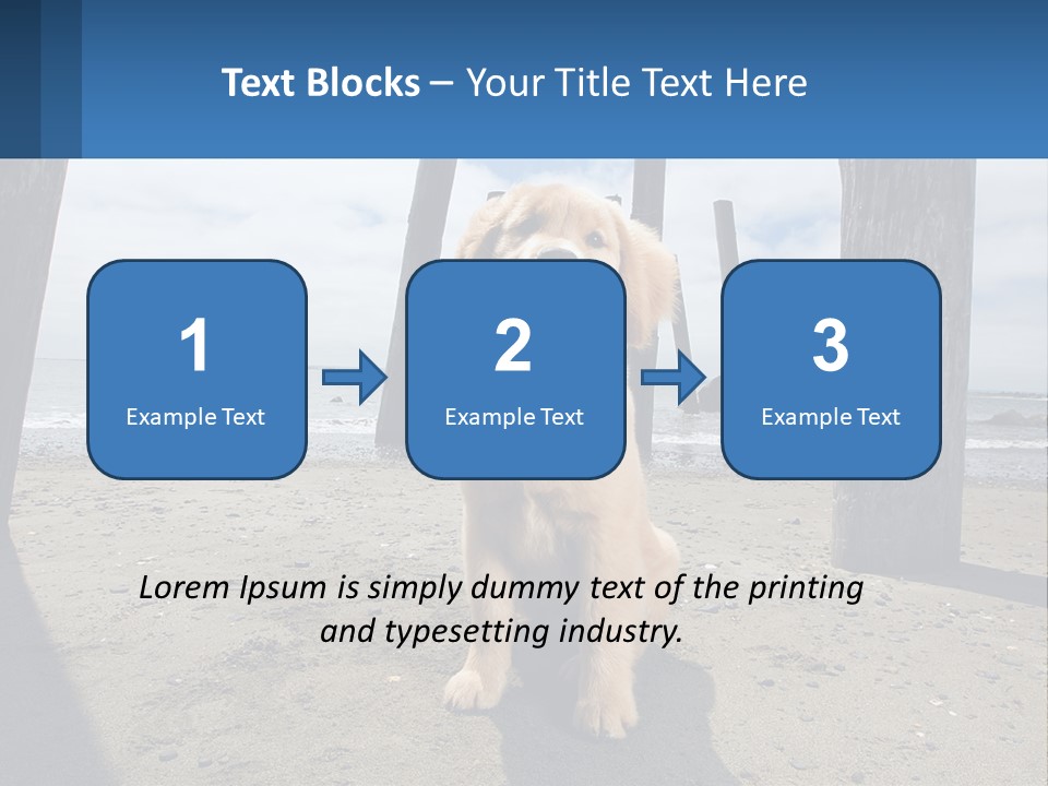 Animal Cute Puppy PowerPoint Template