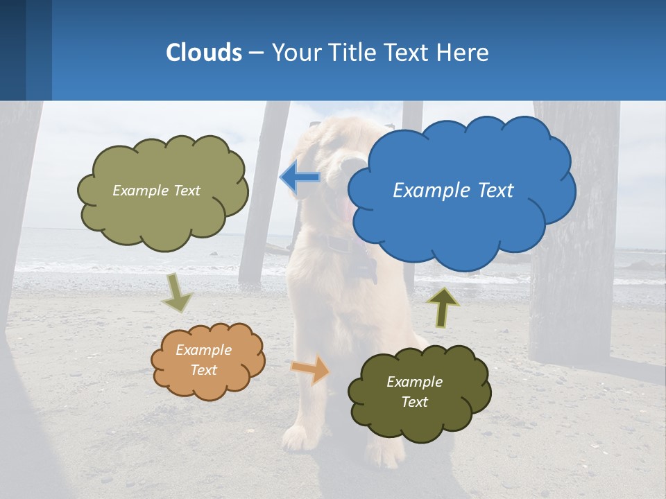 Animal Cute Puppy PowerPoint Template