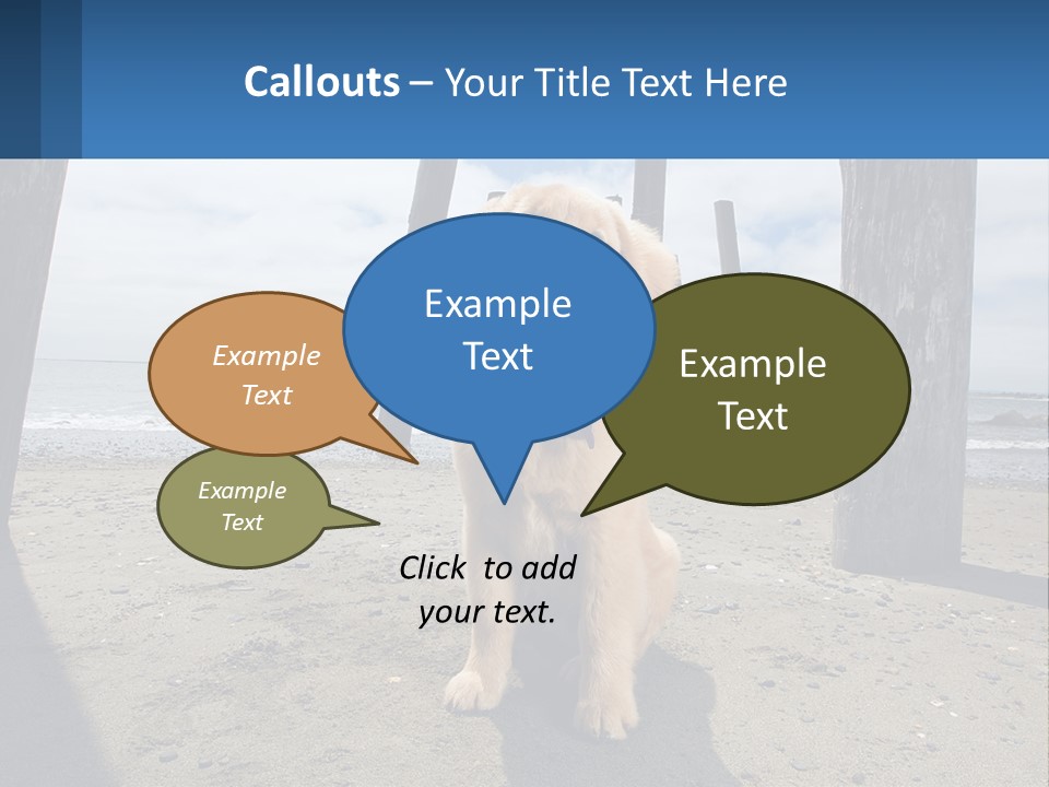 Animal Cute Puppy PowerPoint Template