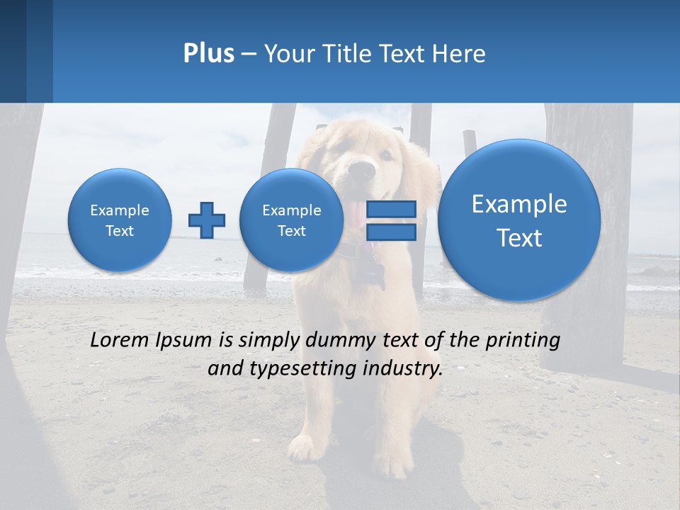 Animal Cute Puppy PowerPoint Template