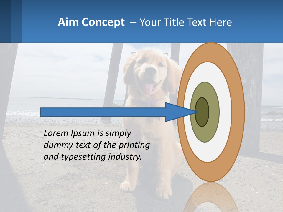 Animal Cute Puppy PowerPoint Template