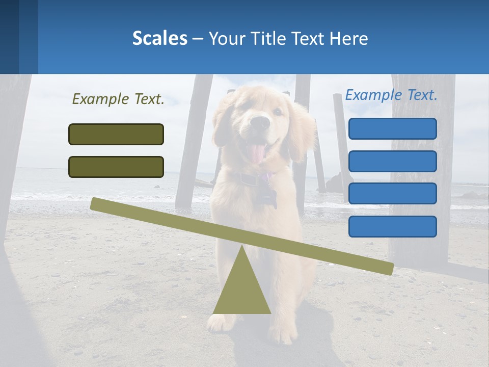 Animal Cute Puppy PowerPoint Template