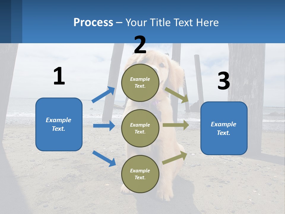 Animal Cute Puppy PowerPoint Template