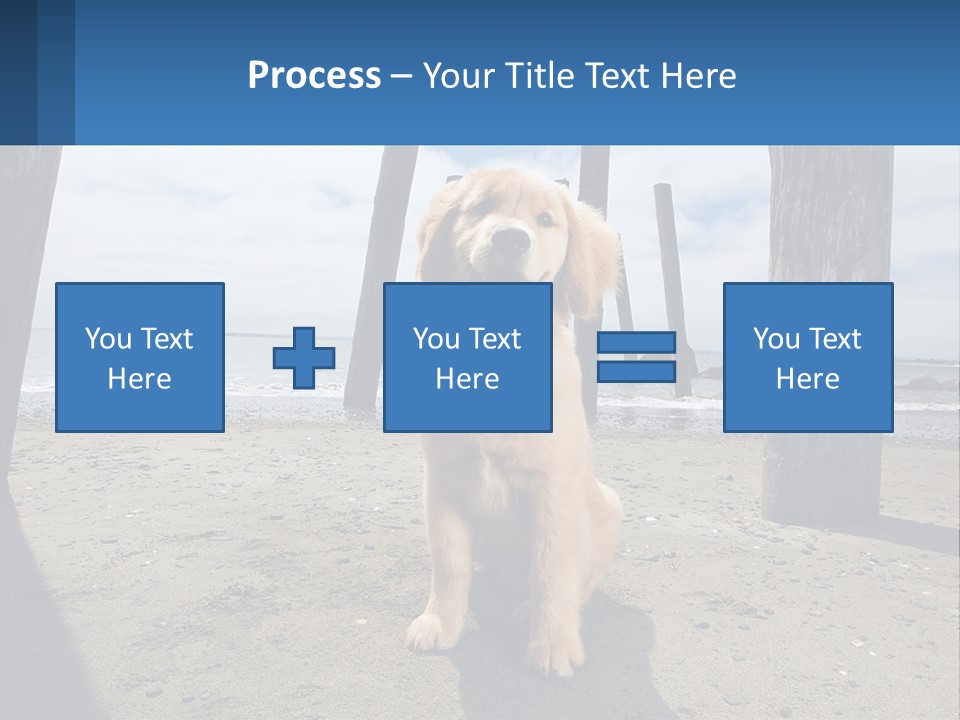 Animal Cute Puppy PowerPoint Template