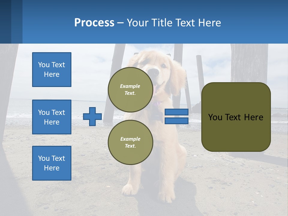 Animal Cute Puppy PowerPoint Template