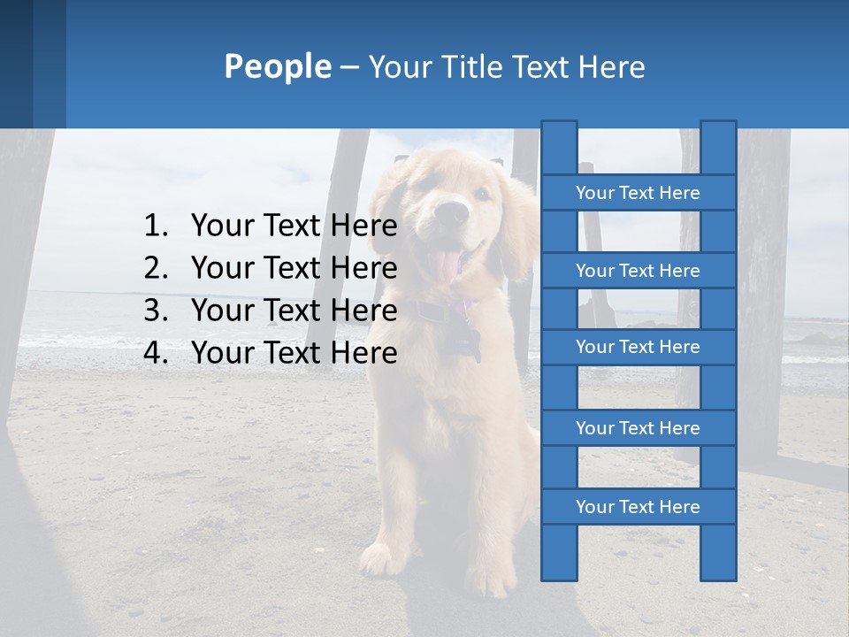 Animal Cute Puppy PowerPoint Template