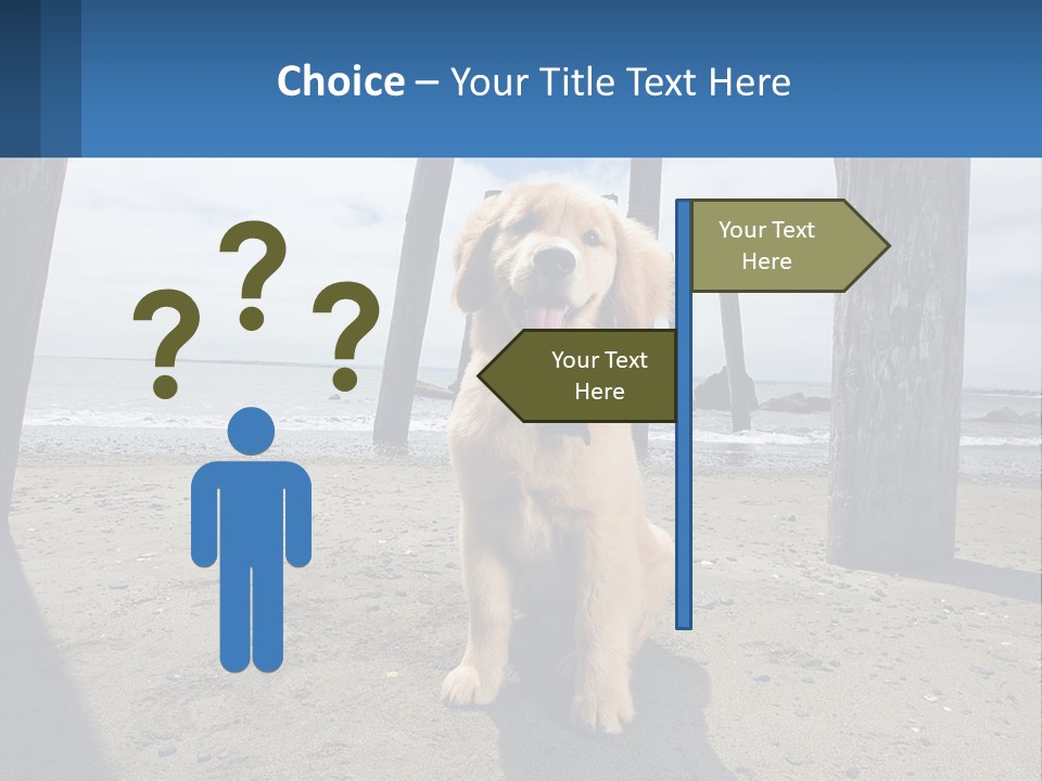 Animal Cute Puppy PowerPoint Template