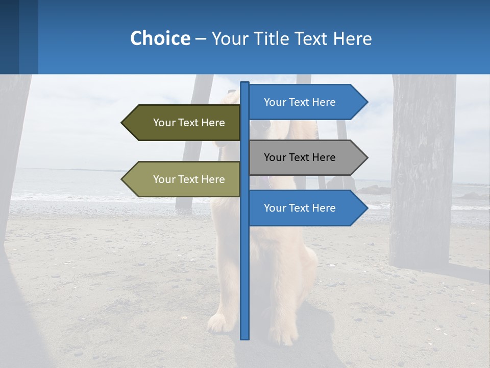 Animal Cute Puppy PowerPoint Template