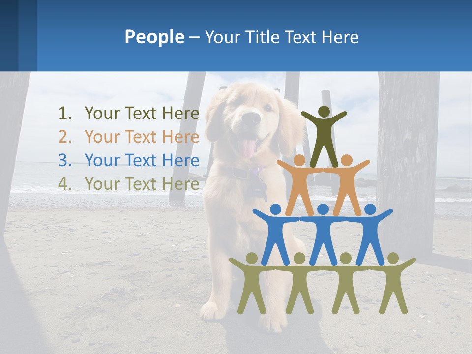 Animal Cute Puppy PowerPoint Template