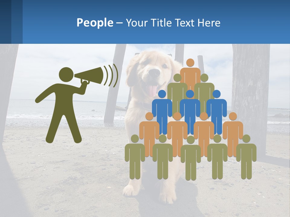 Animal Cute Puppy PowerPoint Template