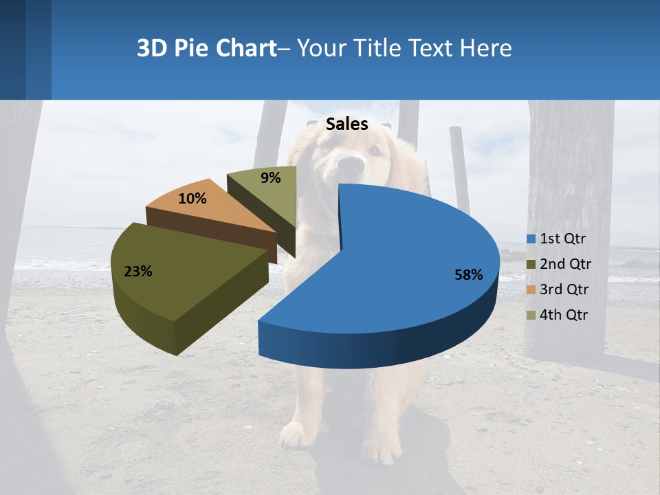 Animal Cute Puppy PowerPoint Template