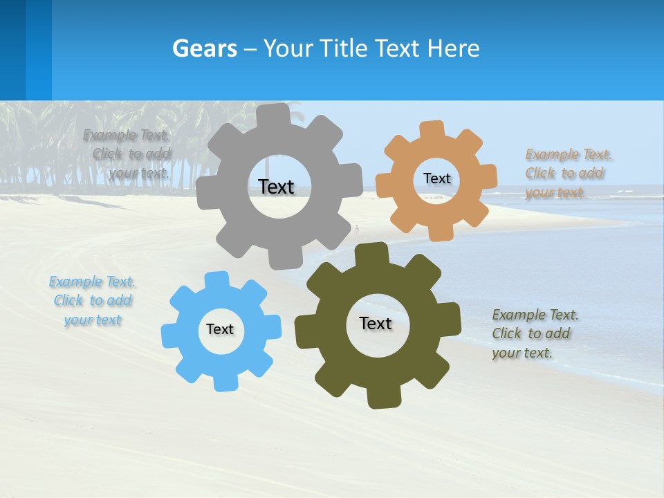 Gunga Holiday Coconut PowerPoint Template