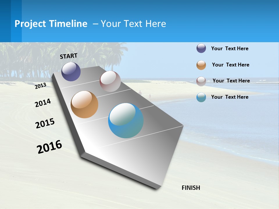 Gunga Holiday Coconut PowerPoint Template