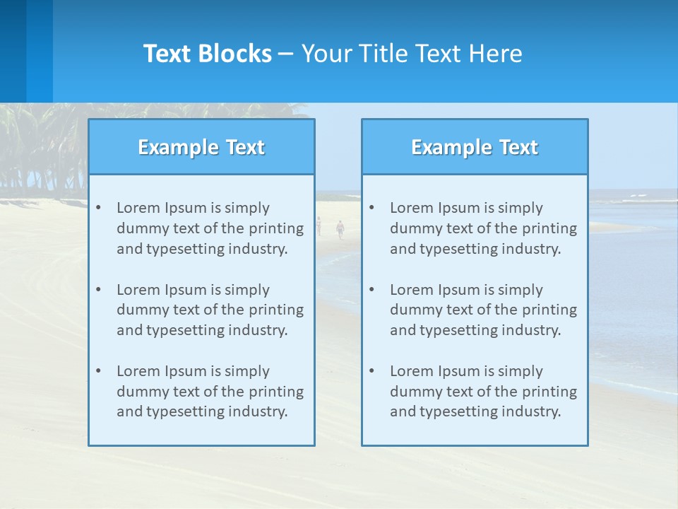 Gunga Holiday Coconut PowerPoint Template