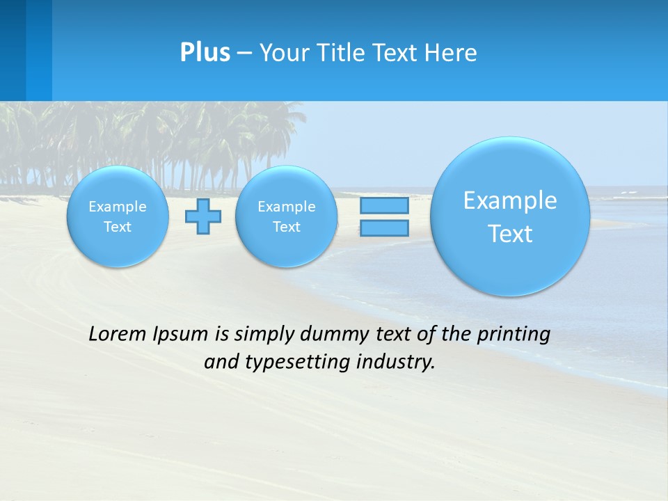 Gunga Holiday Coconut PowerPoint Template