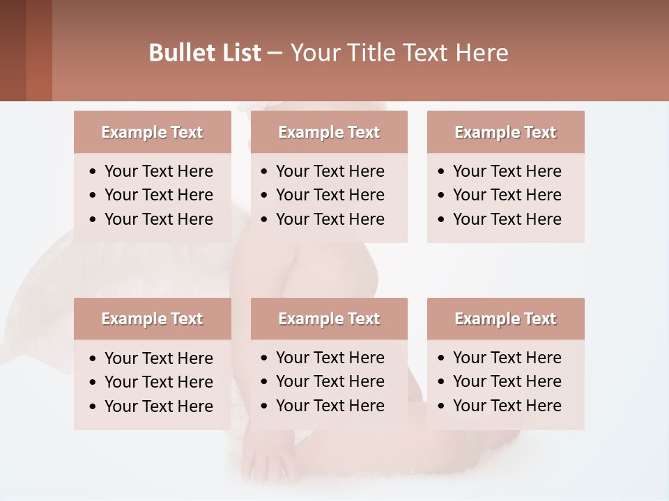 A Baby With Angel Wings Sitting On The Ground PowerPoint Template