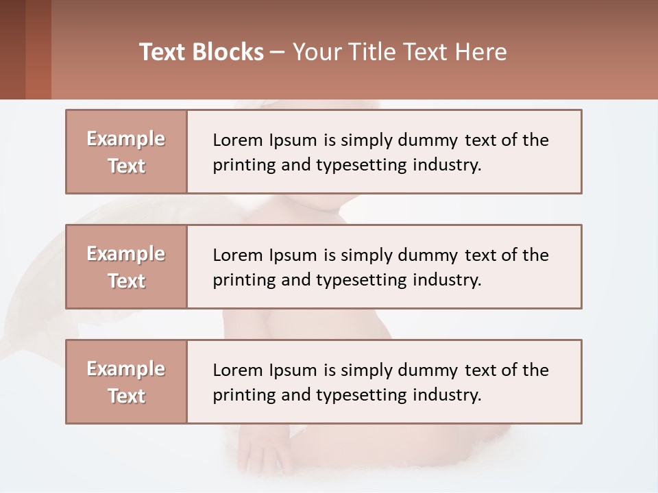 A Baby With Angel Wings Sitting On The Ground PowerPoint Template