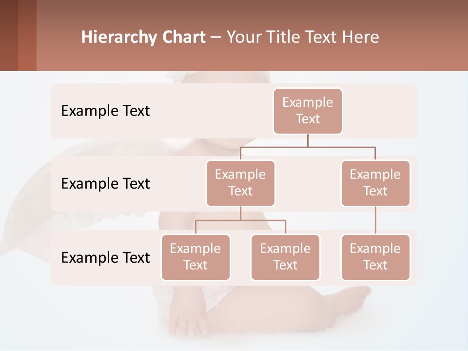 A Baby With Angel Wings Sitting On The Ground PowerPoint Template
