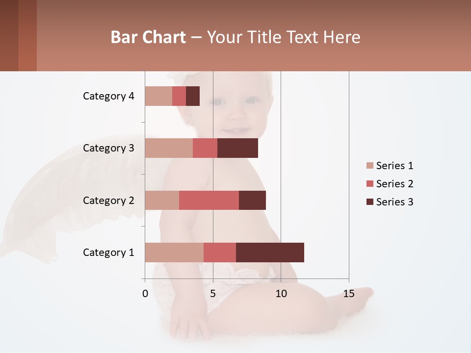 A Baby With Angel Wings Sitting On The Ground PowerPoint Template