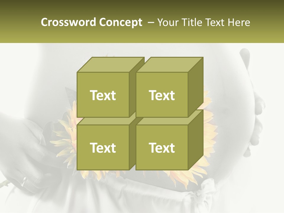 Waiting Harmony Abdomen PowerPoint Template