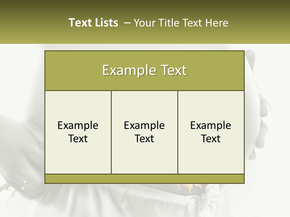Waiting Harmony Abdomen PowerPoint Template