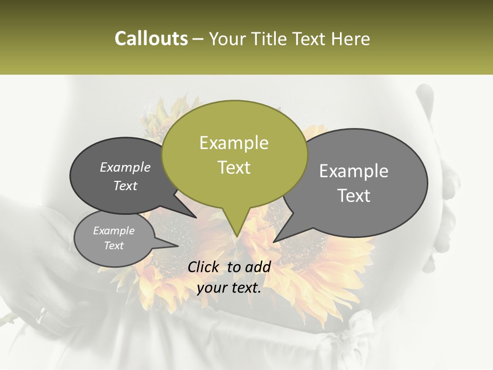 Waiting Harmony Abdomen PowerPoint Template