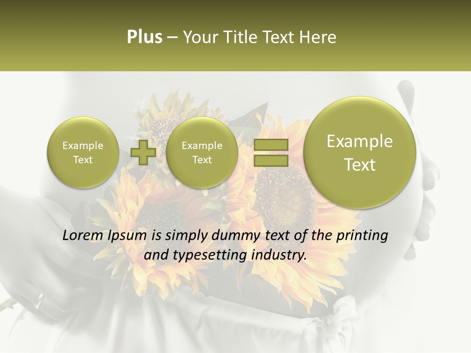 Waiting Harmony Abdomen PowerPoint Template