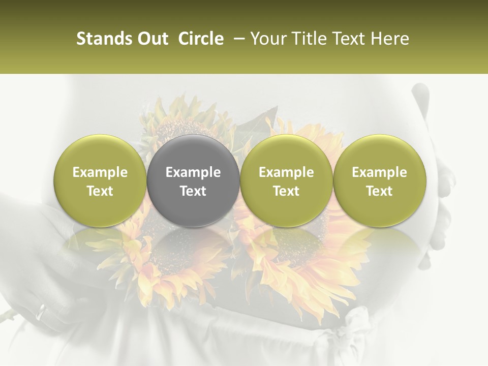 Waiting Harmony Abdomen PowerPoint Template