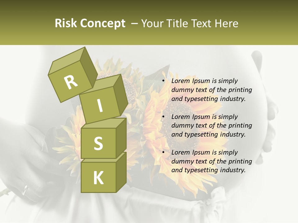 Waiting Harmony Abdomen PowerPoint Template