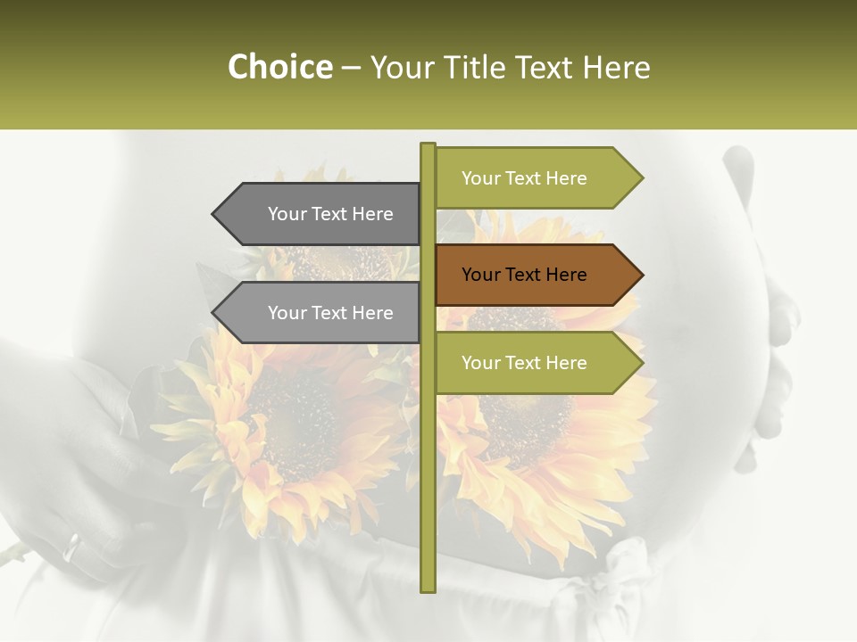 Waiting Harmony Abdomen PowerPoint Template