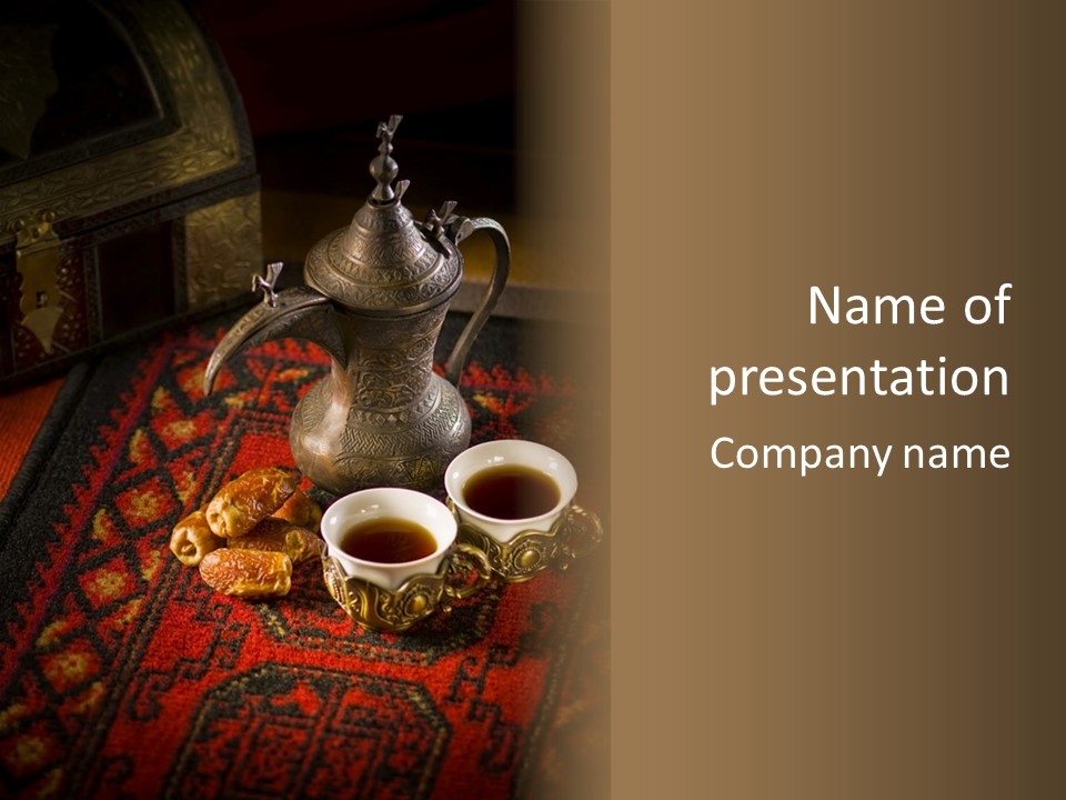 Ramadan East Cup PowerPoint Template