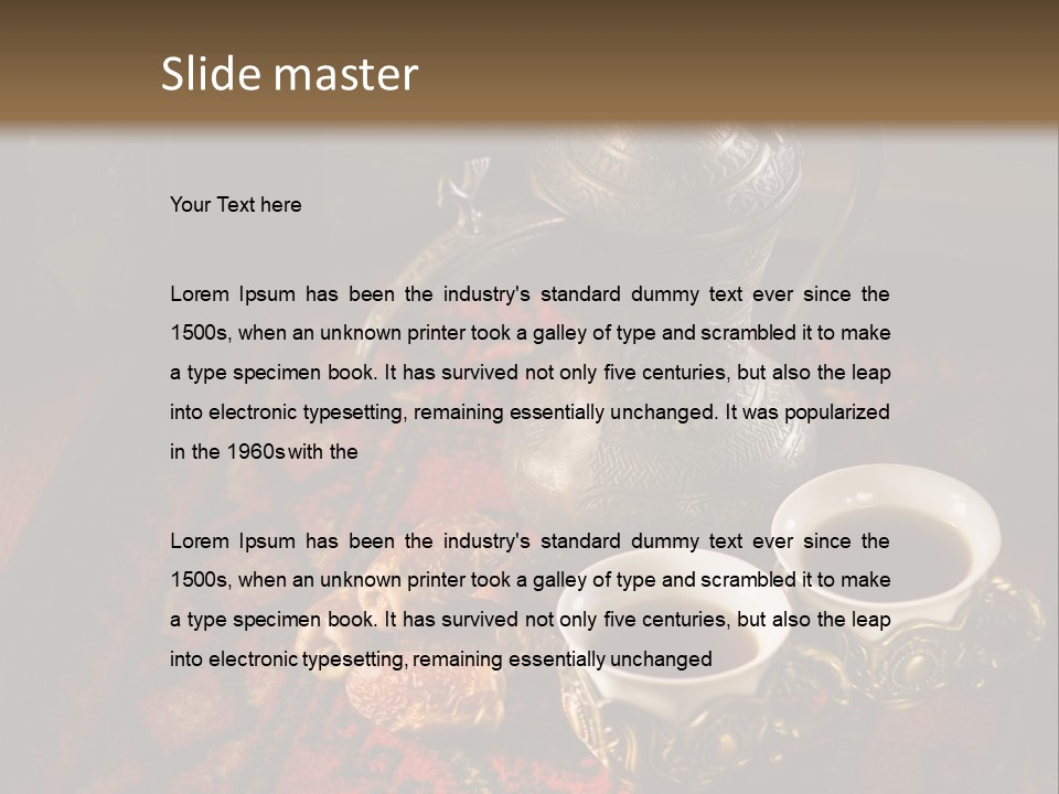 Ramadan East Cup PowerPoint Template