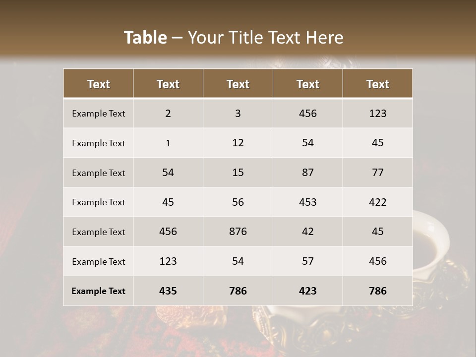 Ramadan East Cup PowerPoint Template