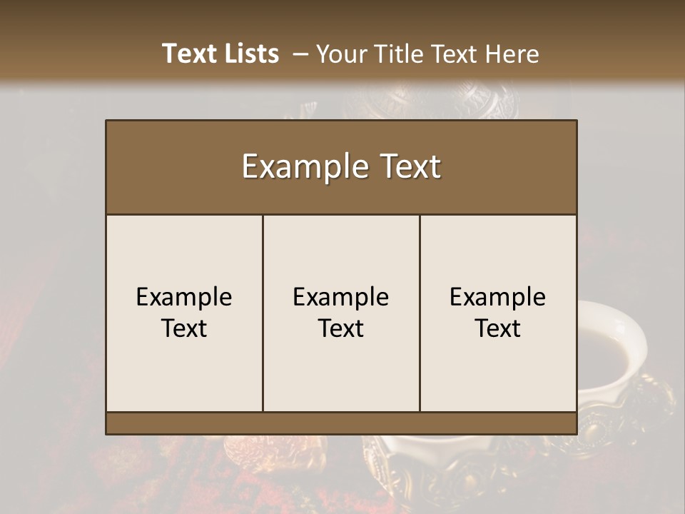 Ramadan East Cup PowerPoint Template