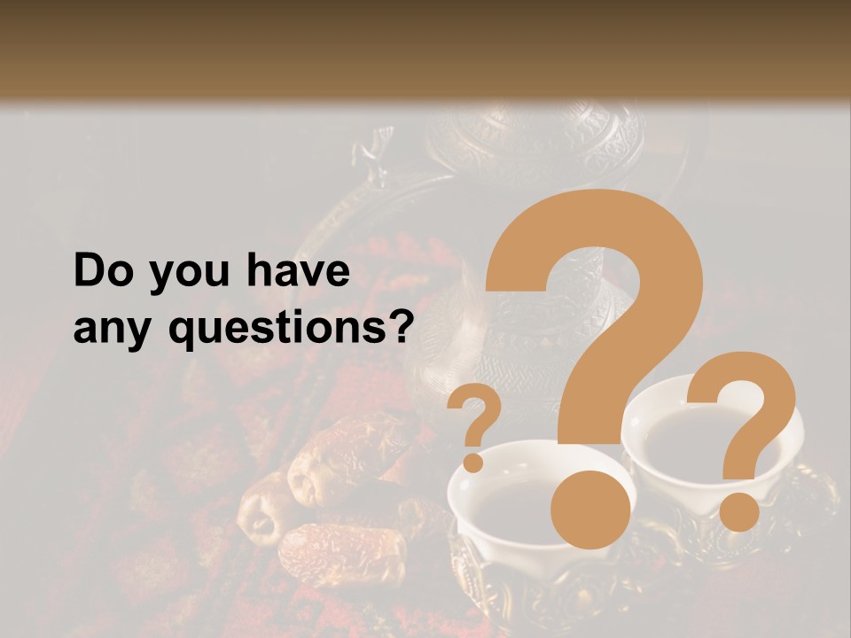 Ramadan East Cup PowerPoint Template