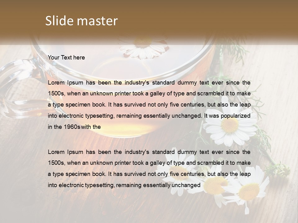 Leaf Warm Organic PowerPoint Template