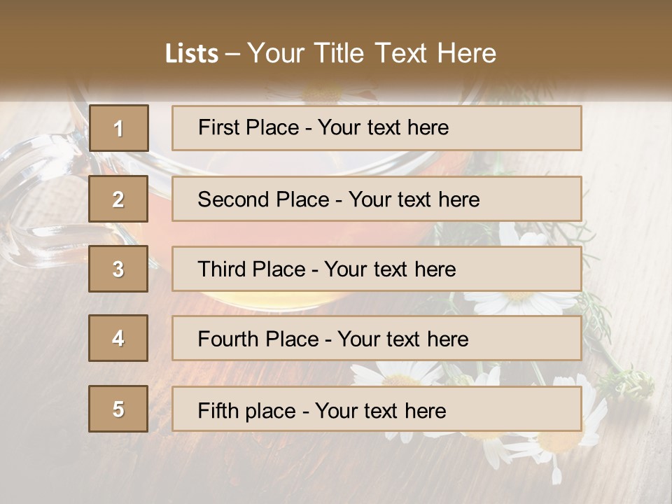 Leaf Warm Organic PowerPoint Template