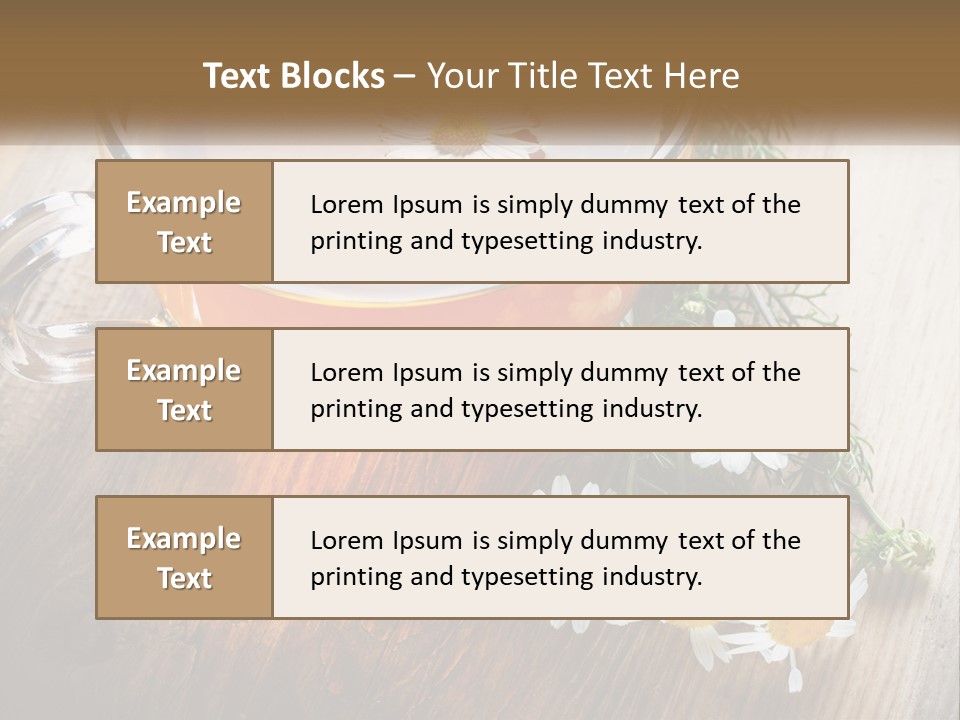 Leaf Warm Organic PowerPoint Template