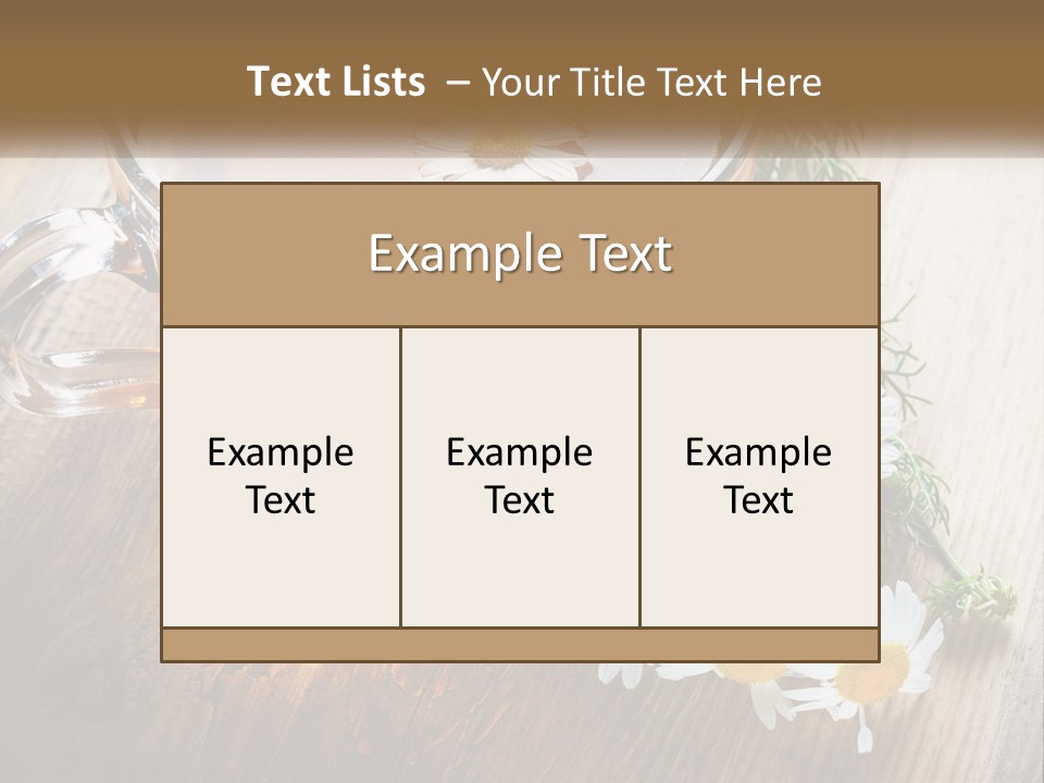 Leaf Warm Organic PowerPoint Template